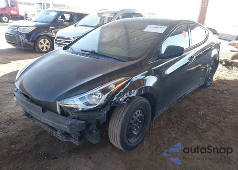 2016 Hyundai Elantra Se из США, поврежденный, VIN 5NPDH4AE9GH760727